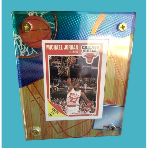 1989-90 Fleer Michael Jordan Basketball Card #21 Chicago Bulls - Picture 12 of 12